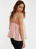 NEW FEELING Womens Pink Camis