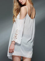 OEM Ladies White Mini Dresses