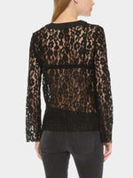 NEW FEELING Womens Black Blouses