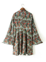 OEM ODM Womens 3/4 Sleeve Midi Dress
