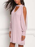 Custom Ladies Purple Chiffon Dresses