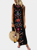 OEM Ladies Black Floral Dresses