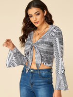OEM Ladies Black Crop Top