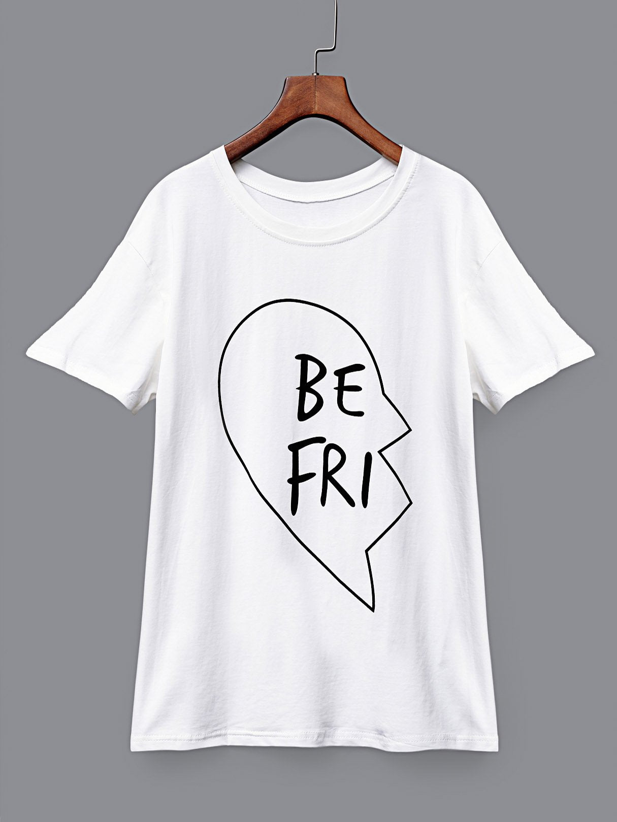 OEM Ladies White T-Shirts
