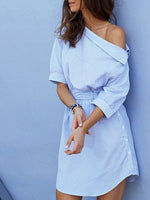 OEM Ladies Blue Sexy Dresses