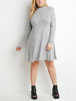 ODM Ladies Long Sleeve Plus Size Dresses