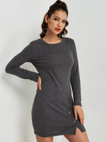 ODM Ladies Long Sleeve Mini Dress