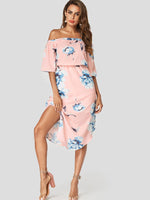Custom Womens Floral Print Dresses