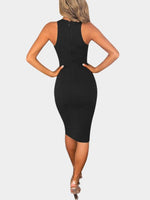 NEW FEELING Womens Black V-Neck Dresses