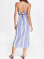 NEW FEELING Womens Navy V-Neck Dresses