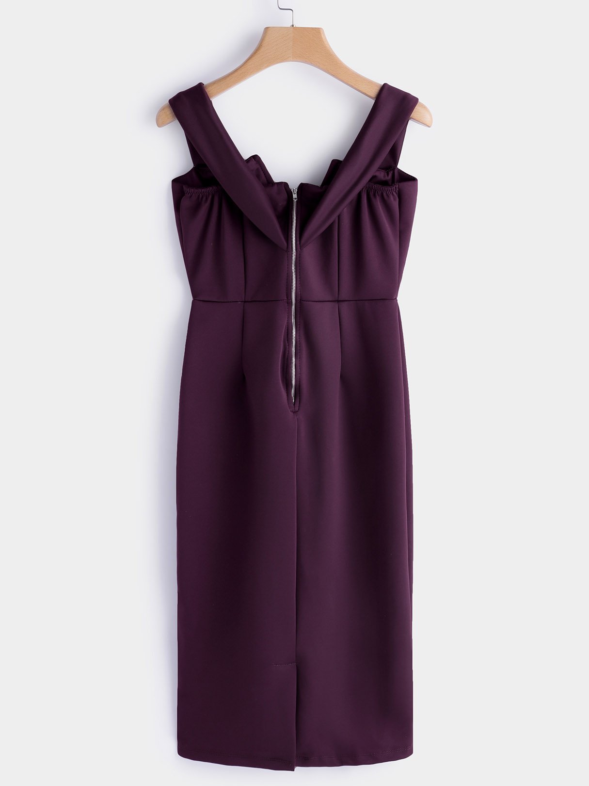 NEW FEELING Womens Burgundy Sexy Dresses