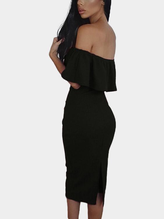 NEW FEELING Womens Black Sexy Dresses