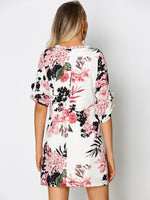 NEW FEELING Womens White Mini Dresses