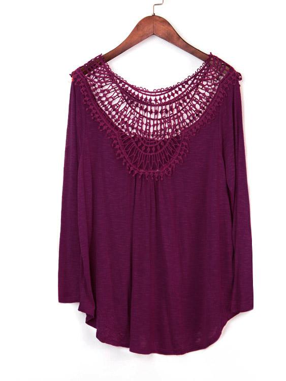 OEM Ladies Purple T-Shirts