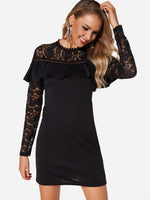 OEM Ladies Black Casual Dresses