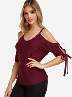 OEM Ladies Burgundy T-Shirts