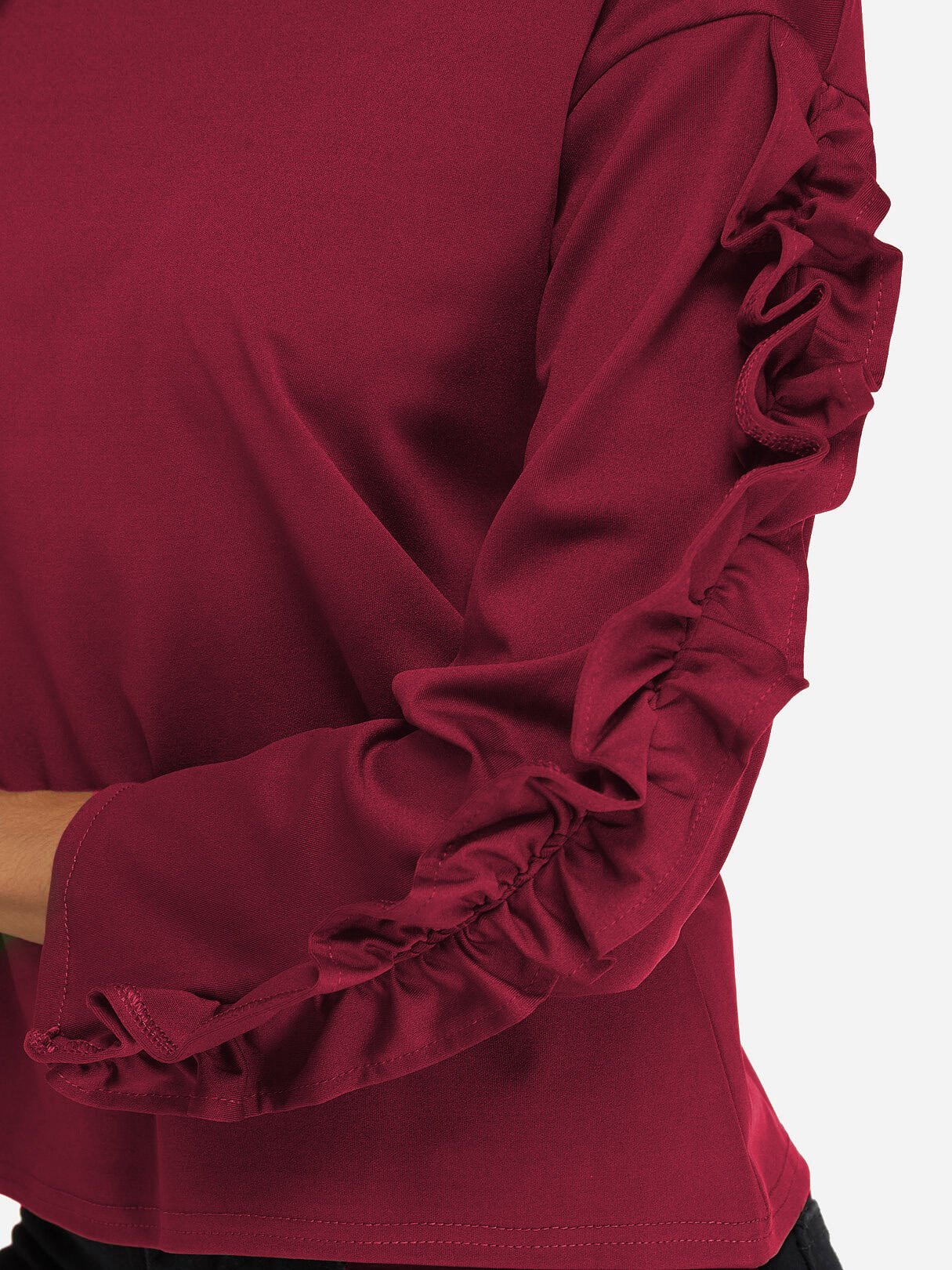 Custom Women's Short Sleeve Turtleneck Tops