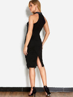 NEW FEELING Womens Black Midi Dresses
