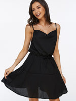OEM Ladies Black Mini Dresses