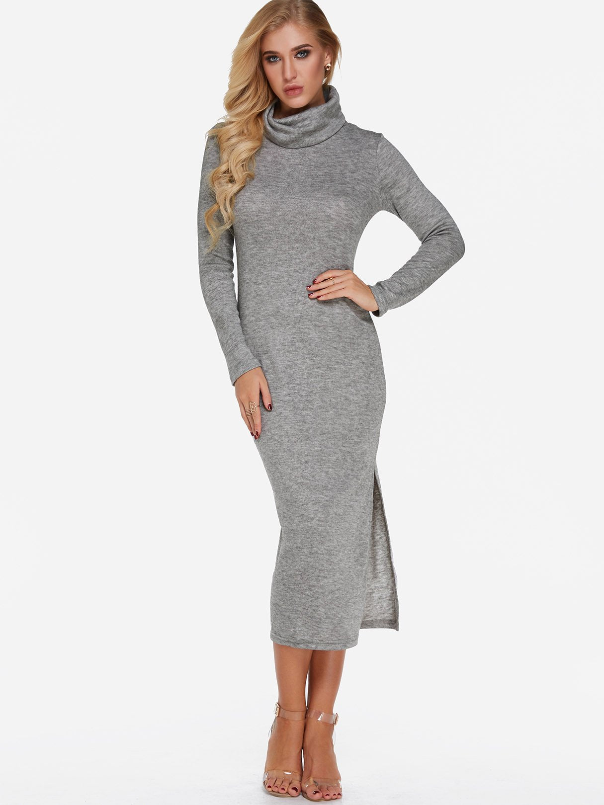 OEM ODM Womens Long Sleeve Maxi Dress
