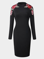 NEW FEELING Womens Black Casual Dresses
