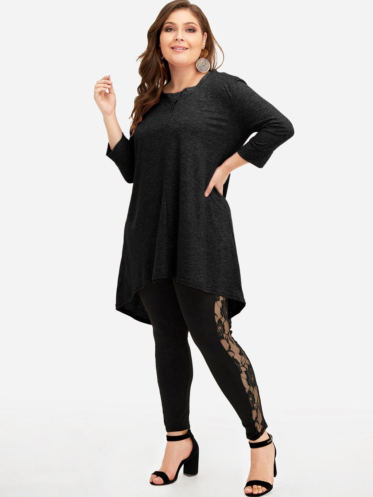 Custom Ladies Long Tops Plus Size