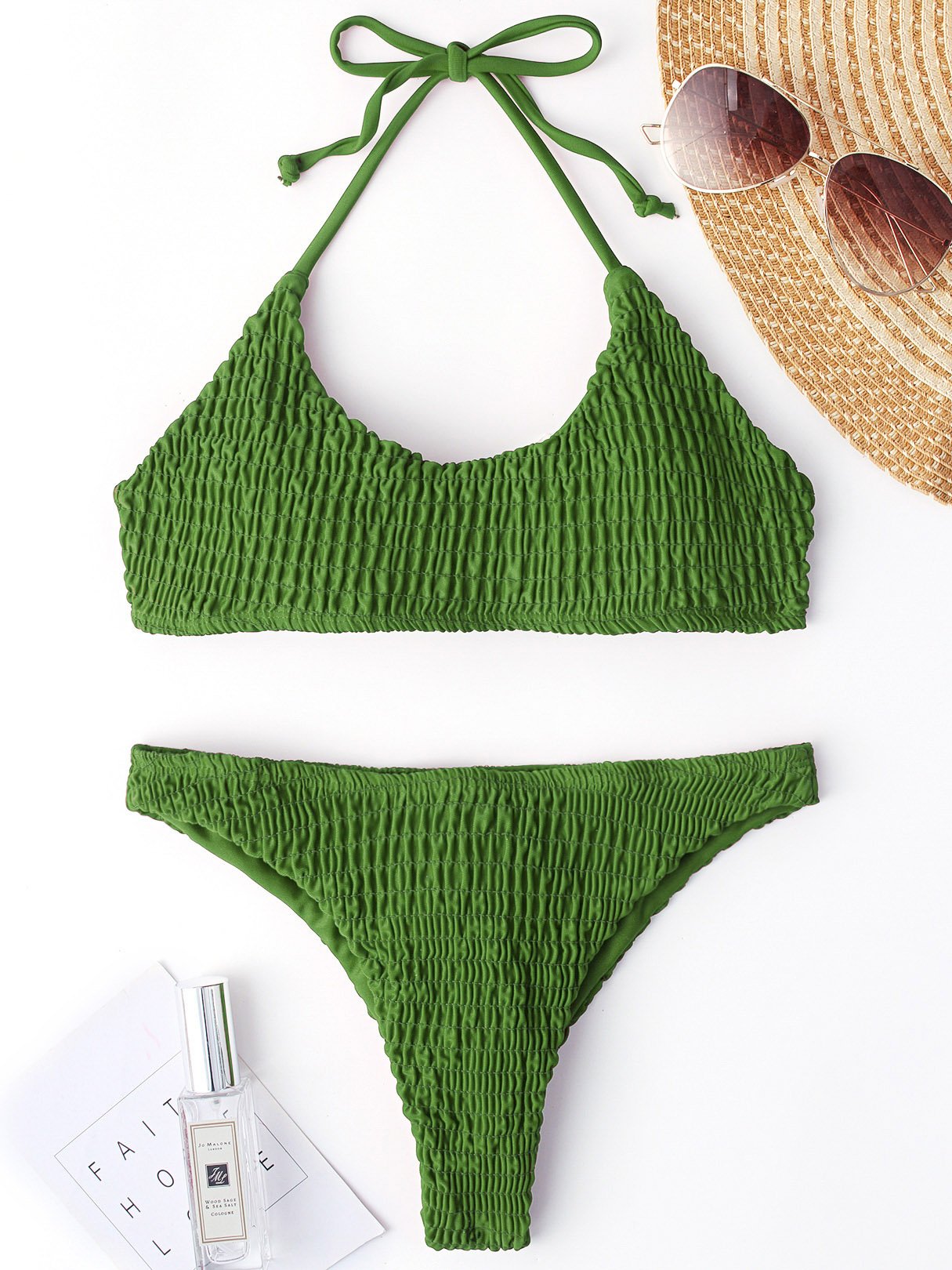 Womens Sleeveless Two Piece Bikini