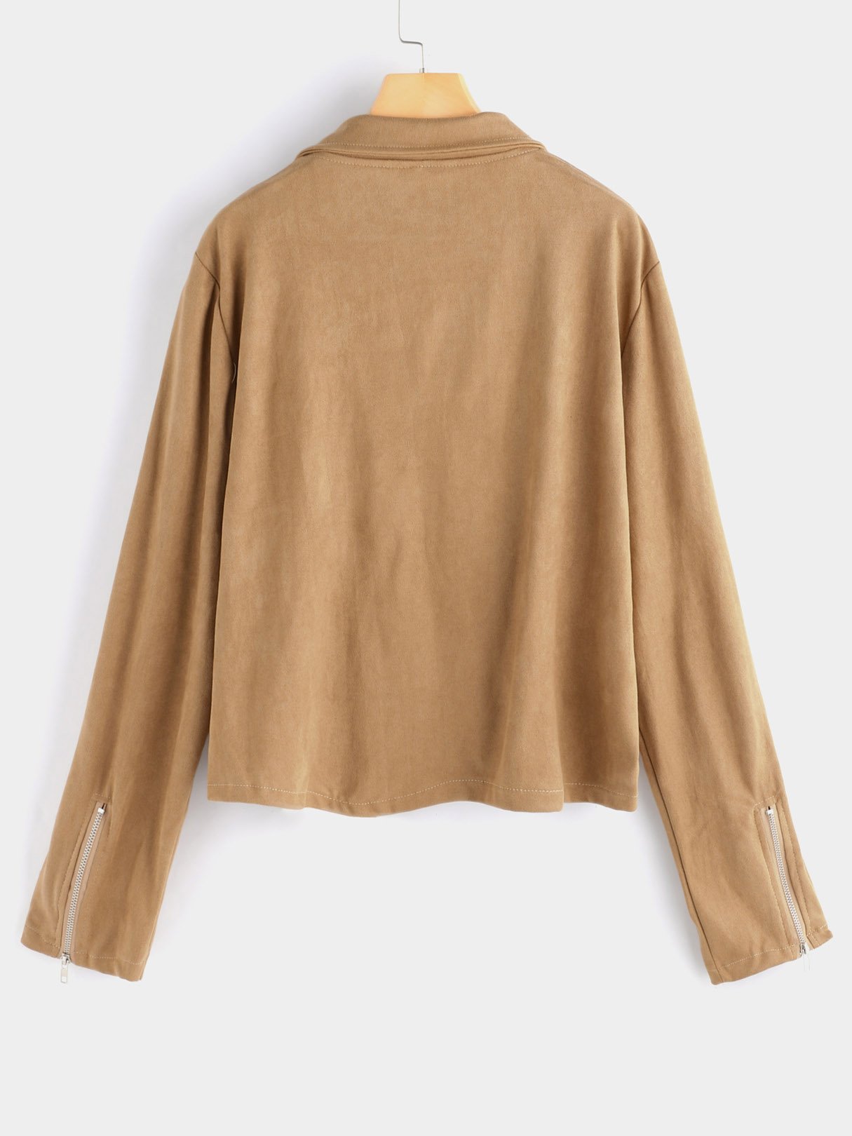 NEW FEELING Womens Khaki Plus Size Coats & Jackets