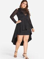 OEM ODM Womens Long Sleeve Plus Size Dress