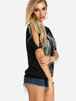 OEM Ladies Black T-Shirts
