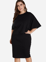 OEM Ladies Black Plus Size Dresses