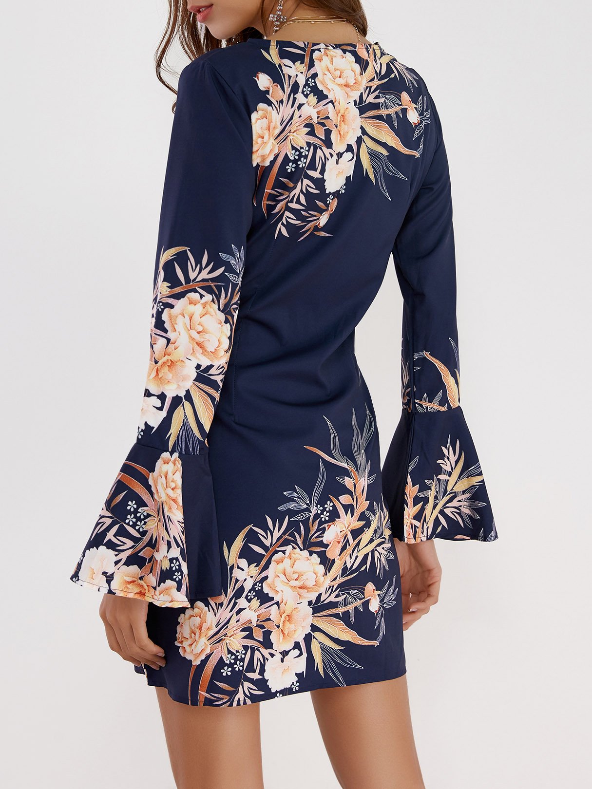 NEW FEELING Womens Navy Mini Dresses