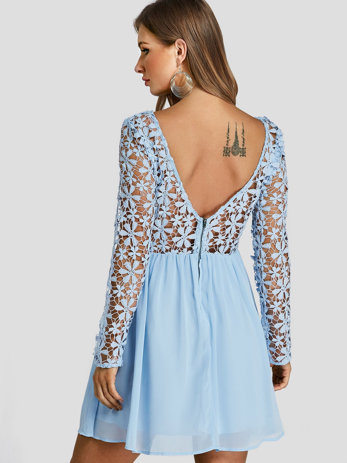 ODM Ladies Long Sleeve Mini Dresses