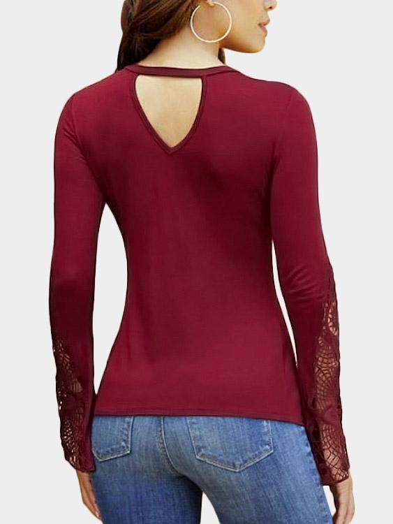 OEM Ladies Burgundy T-Shirts