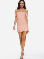 OEM ODM Womens Short Sleeve Mini Dress