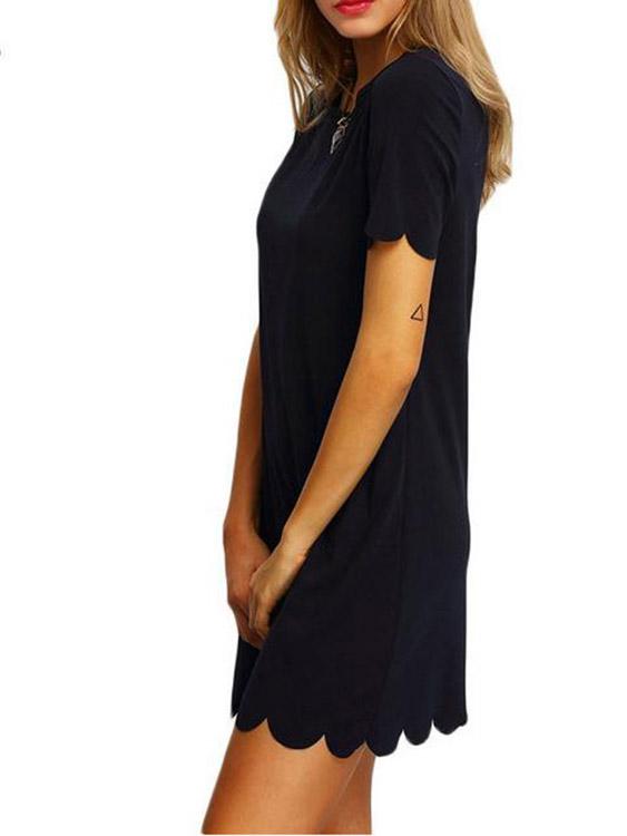 ODM Ladies Short Sleeve Mini Dresses