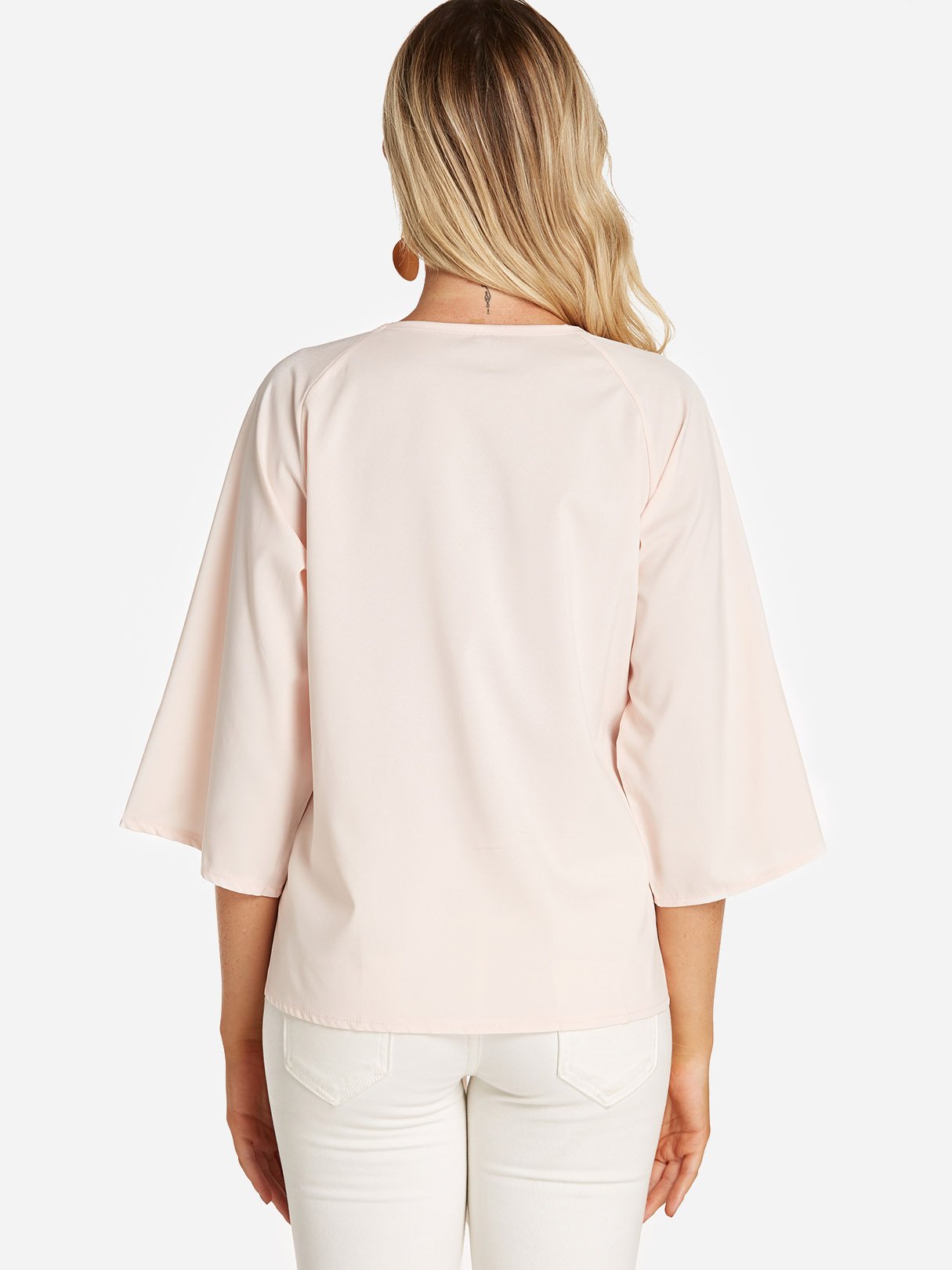 NEW FEELING Womens Pink Blouses