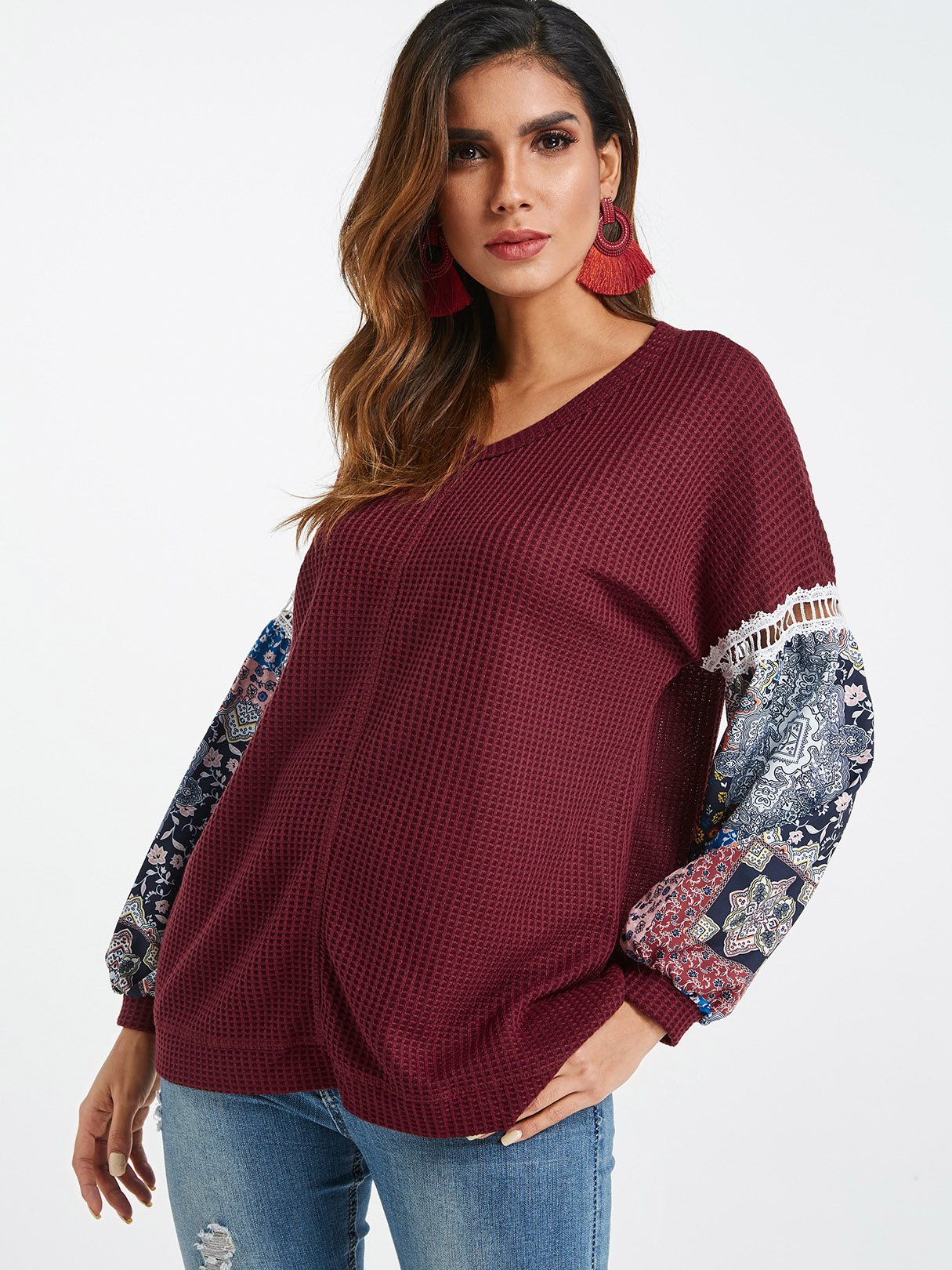 OEM Ladies Burgundy T-Shirts