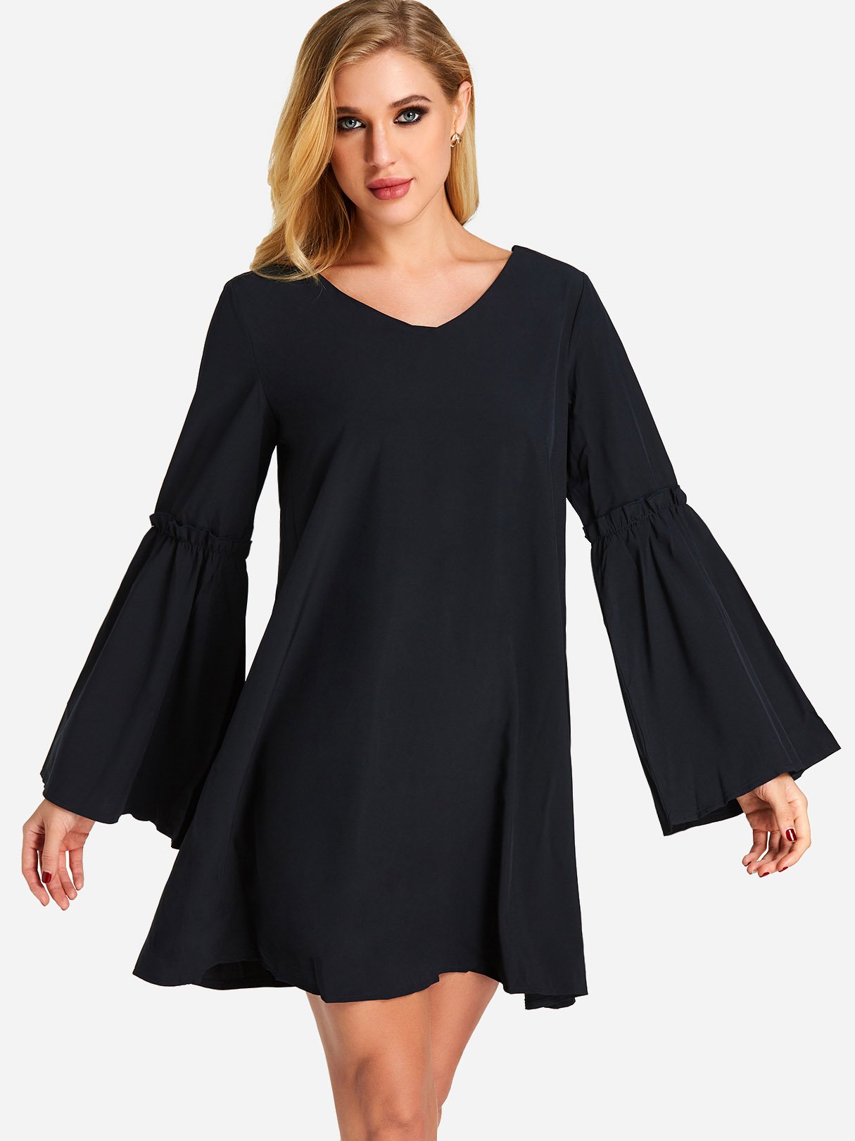 ODM Ladies Long Sleeve Mini Dress