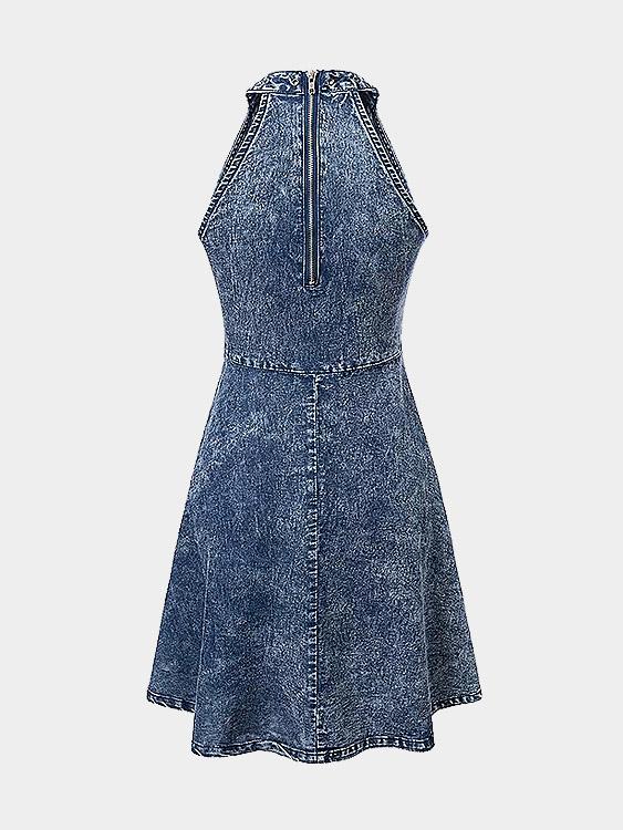 NEW FEELING Womens Blue Midi Dresses