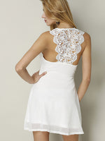 OEM Ladies White Casual Dresses