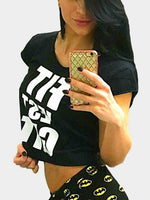 NEW FEELING Womens Black T-Shirts