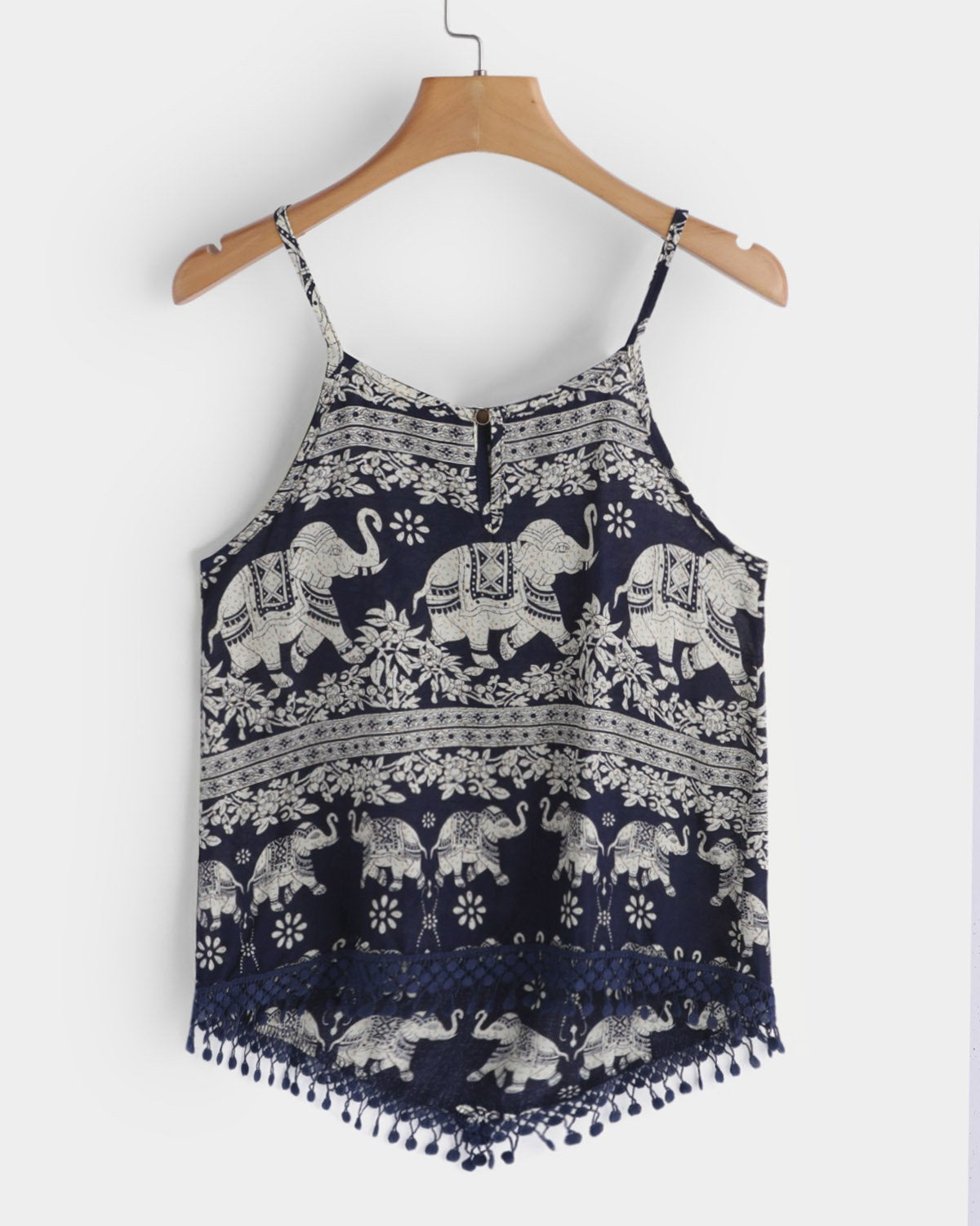 NEW FEELING Womens Navy Camis