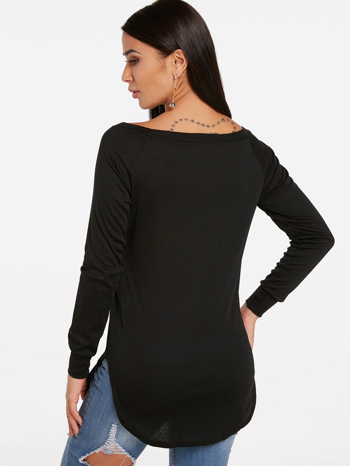 Custom Women's Sheer Blouses Shirts