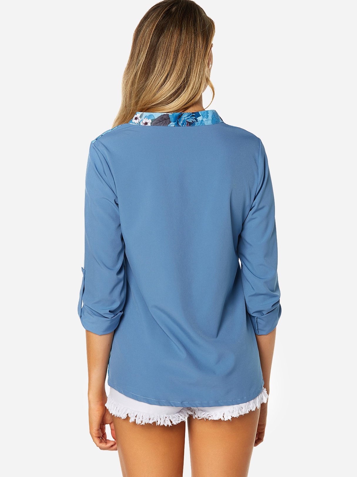 NEW FEELING Womens Blue T-Shirts