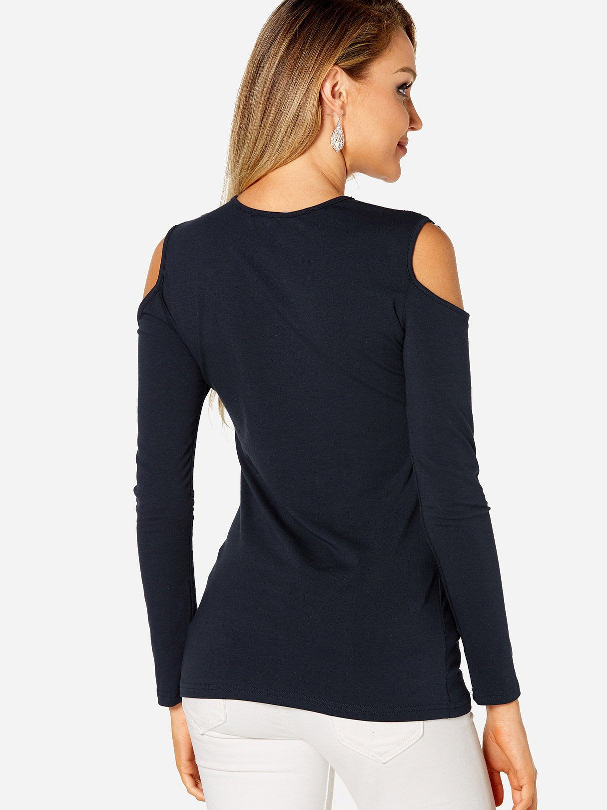 NEW FEELING Womens Navy T-Shirts