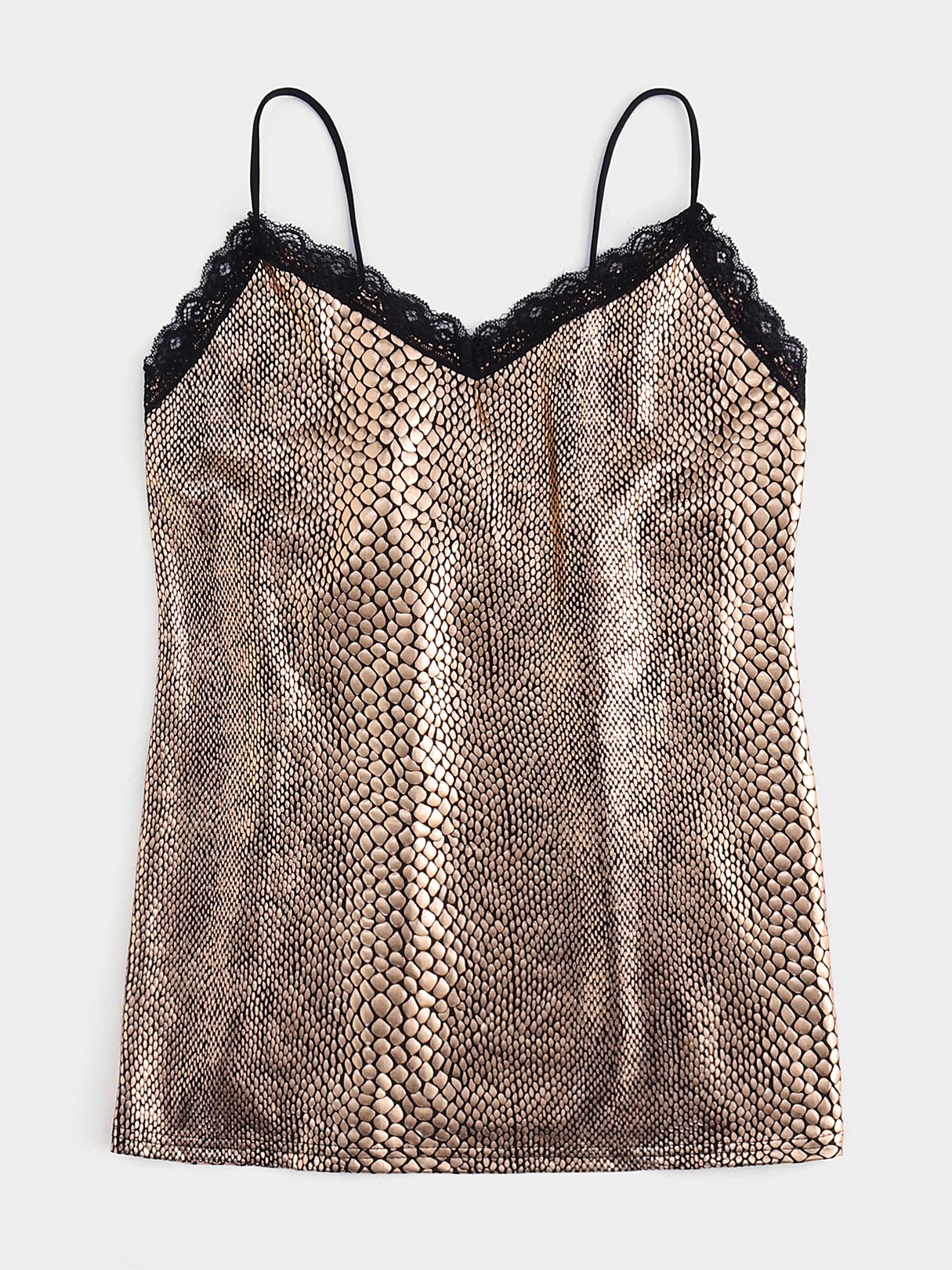 NEW FEELING Womens Gold Camis