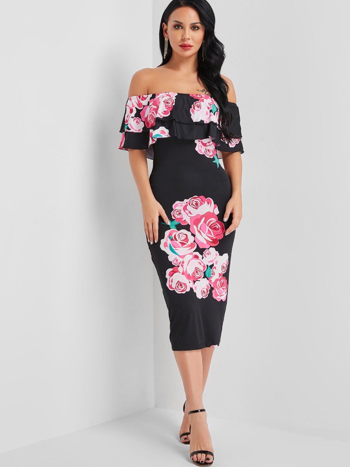 Custom Ladies Off The Shoulder Dresses