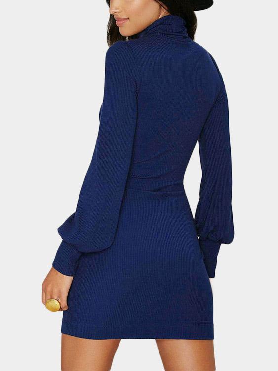 NEW FEELING Womens Blue Casual Dresses