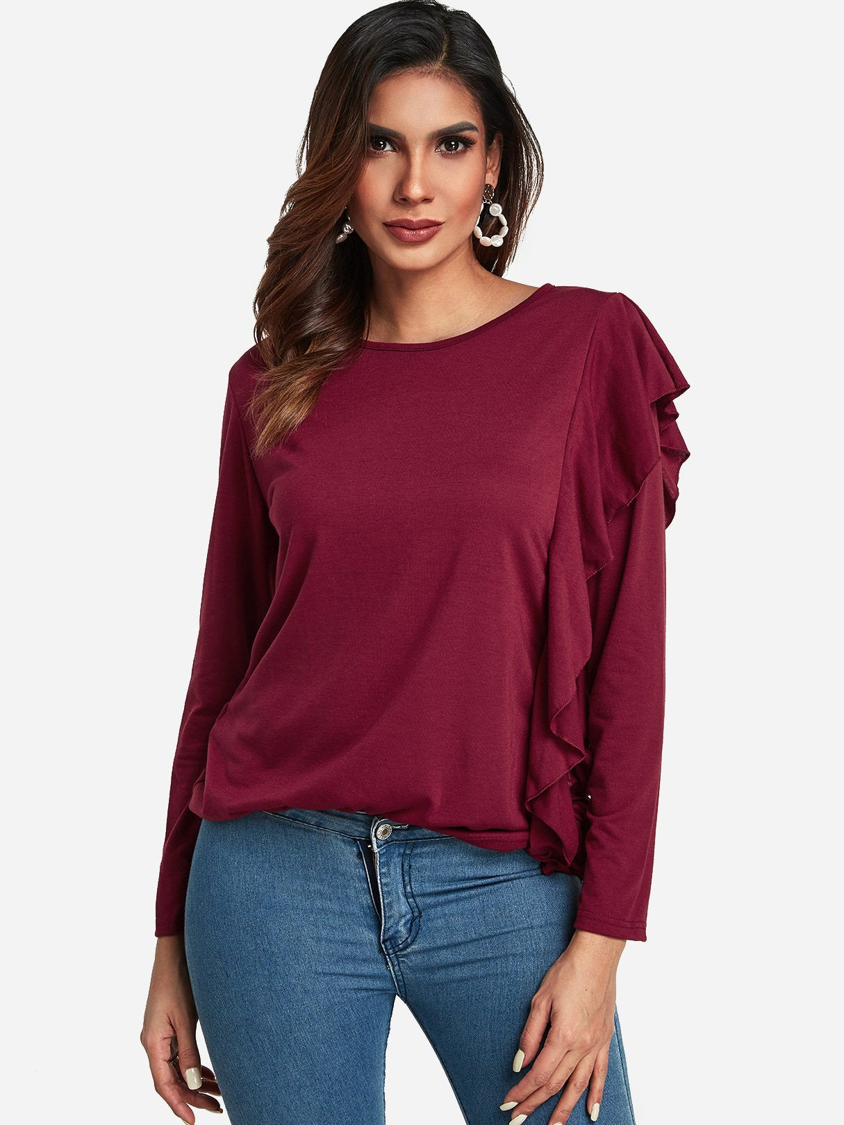 ODM Ladies Long Sleeve Top